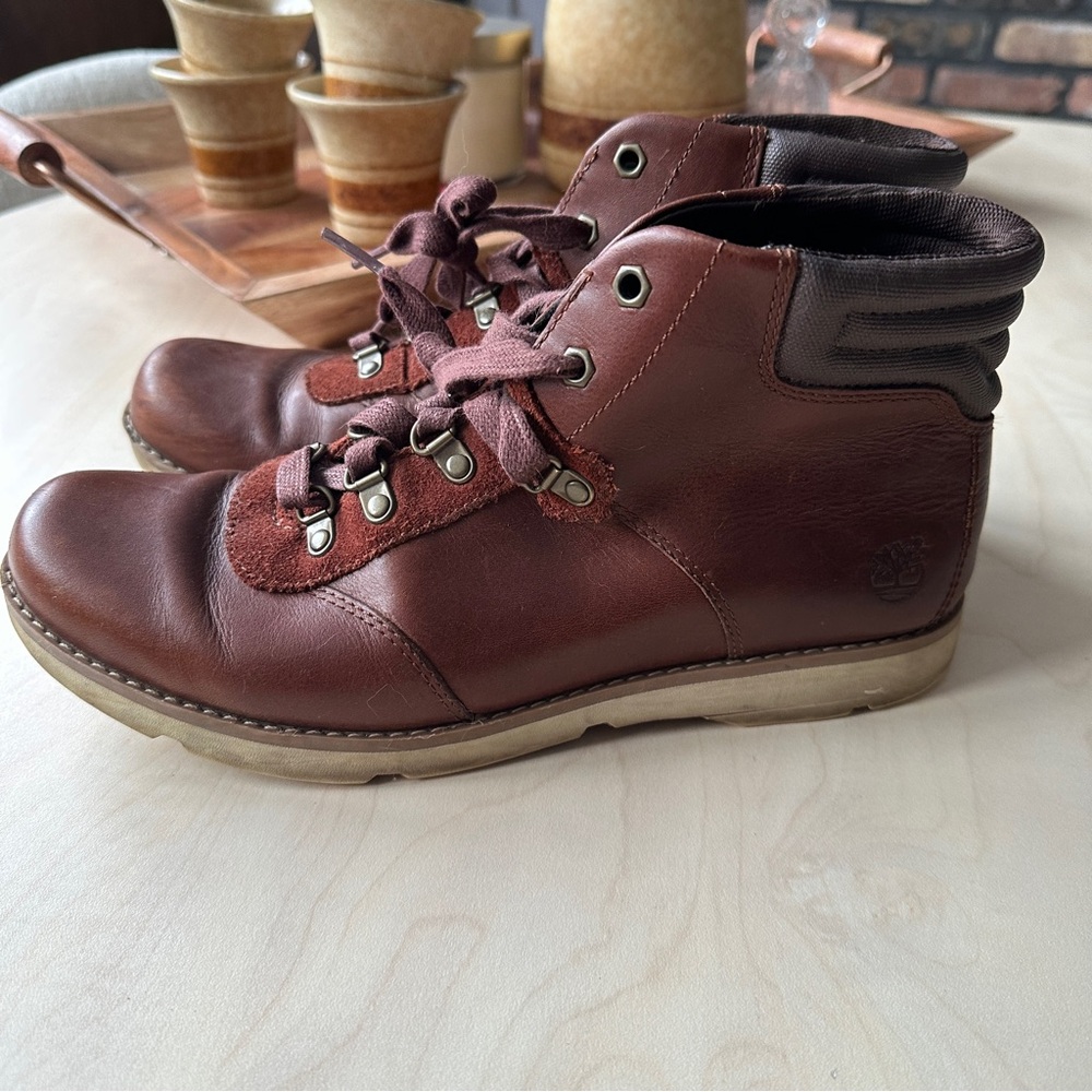 Timberland Rich Brown Leather Ankle Boots